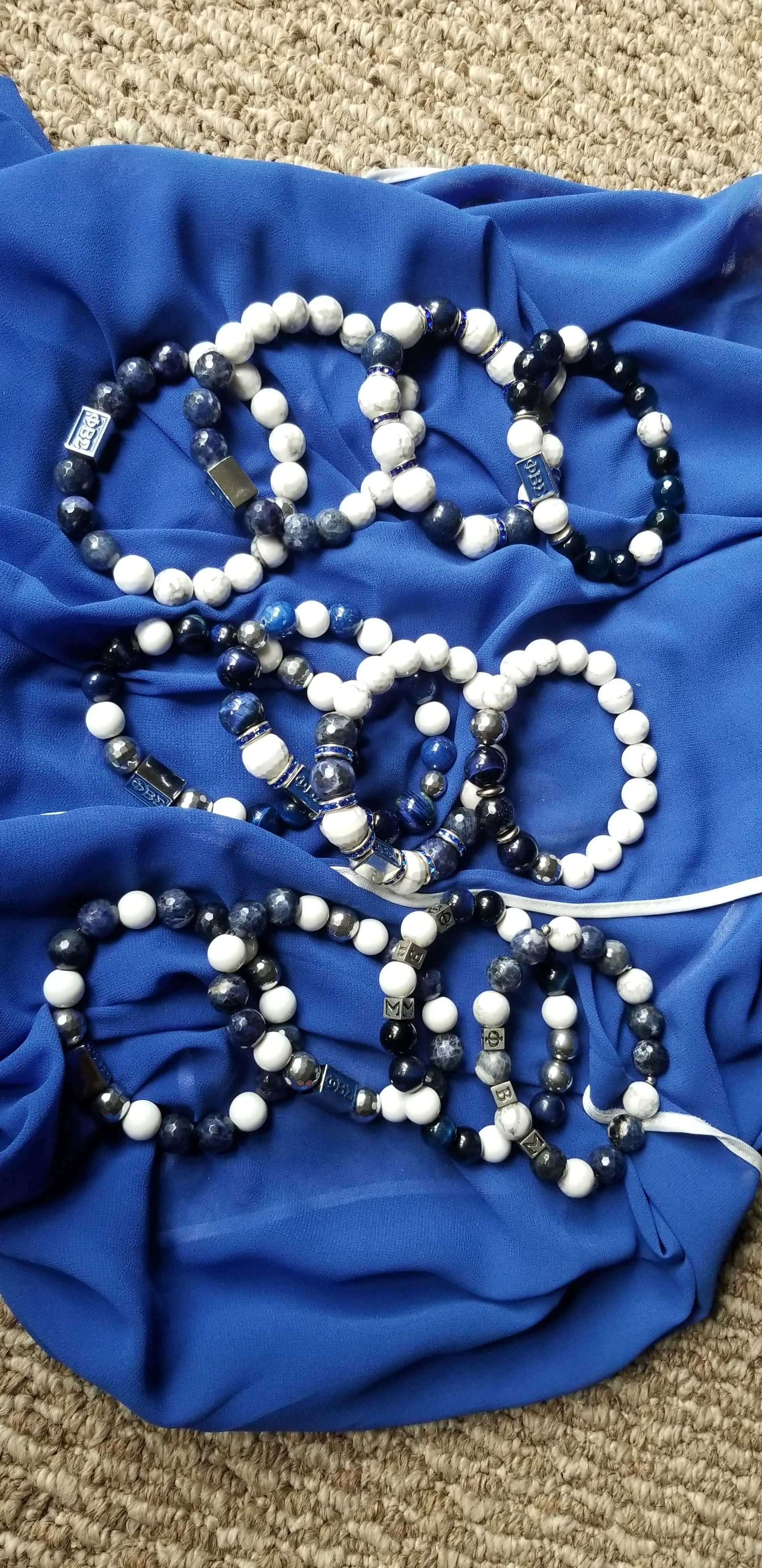 Sigma Hand Beaded Bracelets