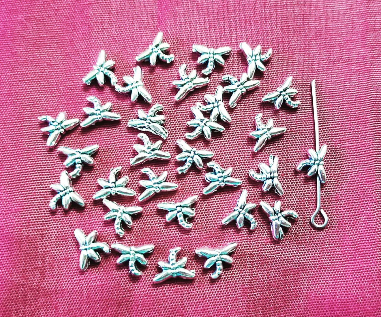 Silver Fly Designer Charms