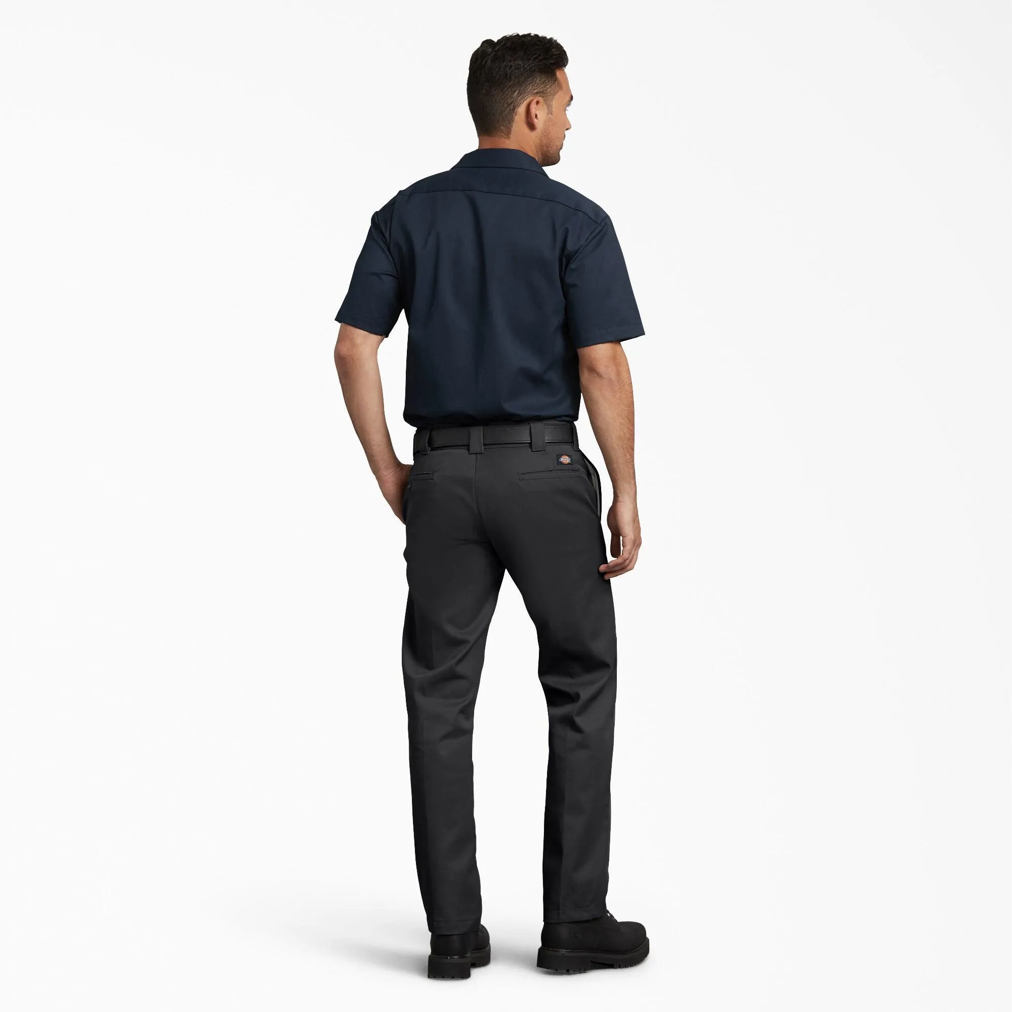 Slim Fit Work Pants - Black