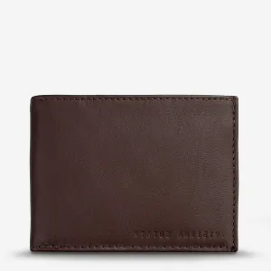 Status Anxiety - Noah Wallet - Chocolate