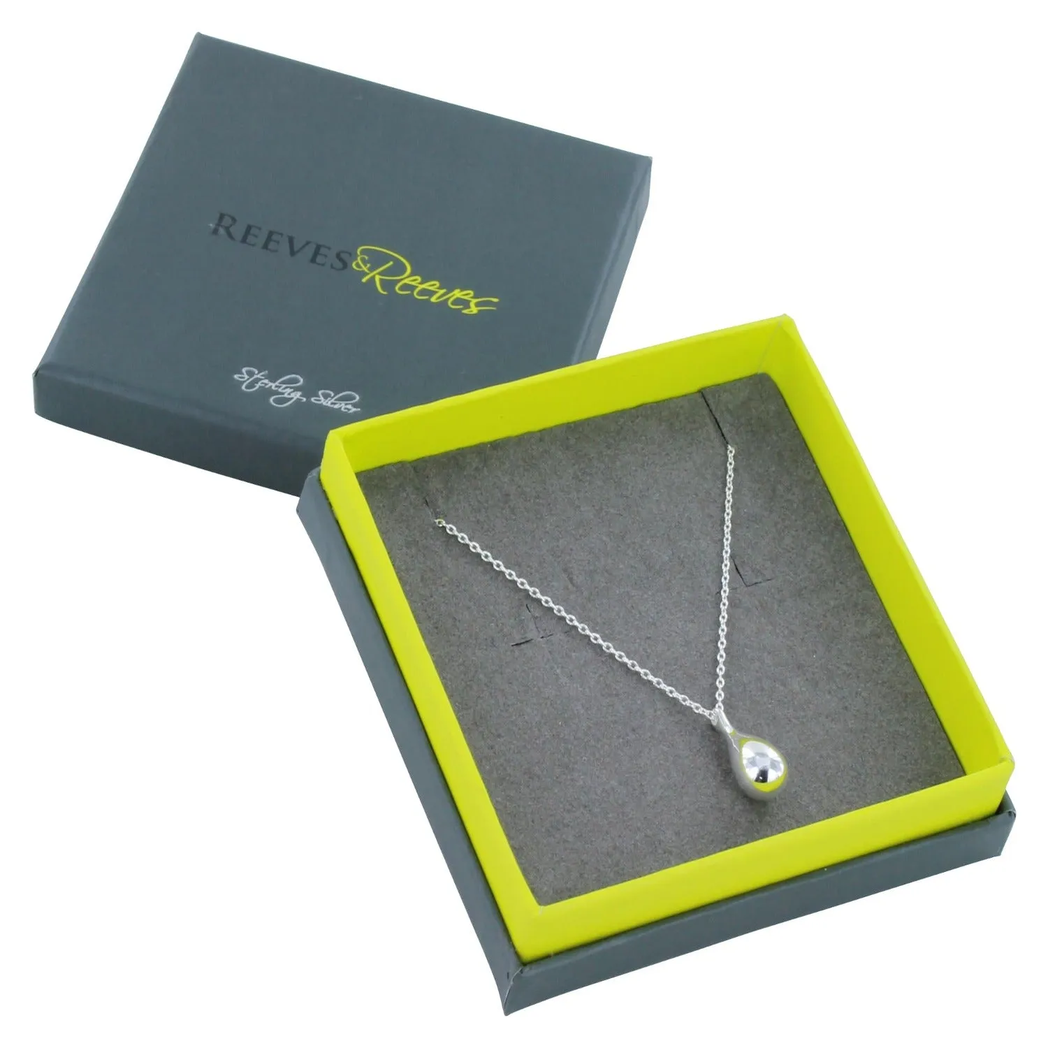 Sterling Silver Tear Drop Necklace