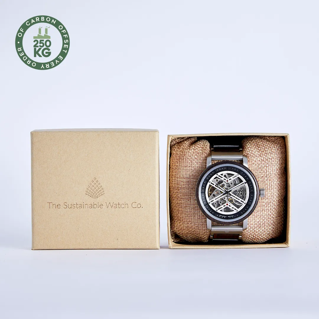 The Banyan: Handmade Eco-Friendly Wood Watch for Men - Sustainable Luxury Timepiece