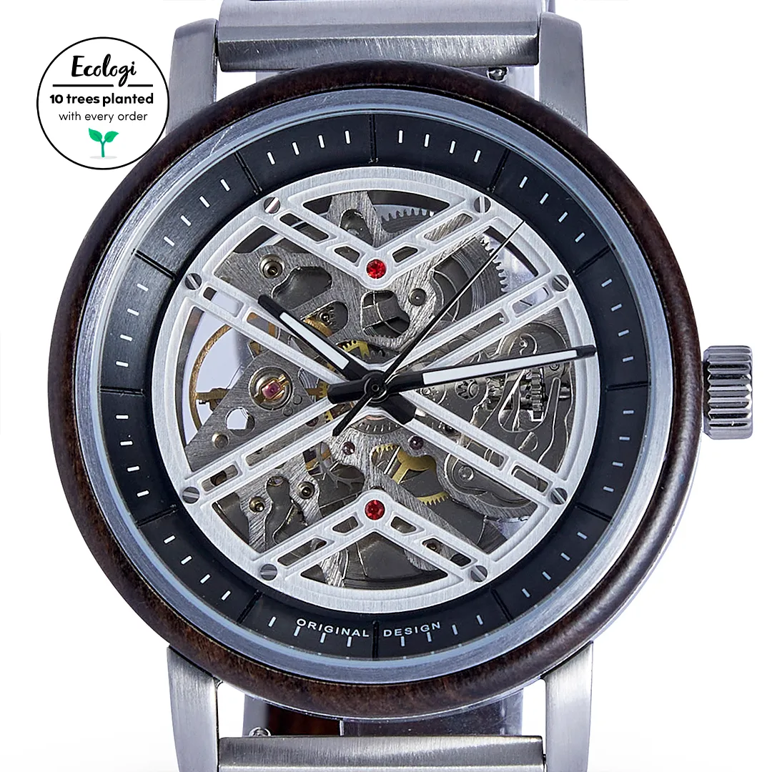 The Banyan: Handmade Eco-Friendly Wood Watch for Men - Sustainable Luxury Timepiece