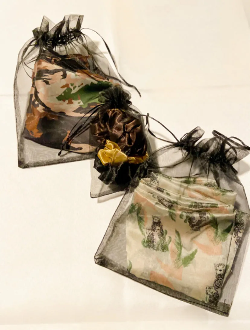 The Cheetah Collection Scarves & Scrunchies Bundle