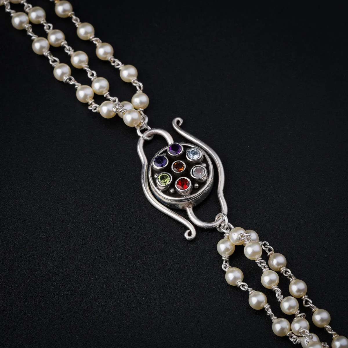 Three Layer Pearl Necklace