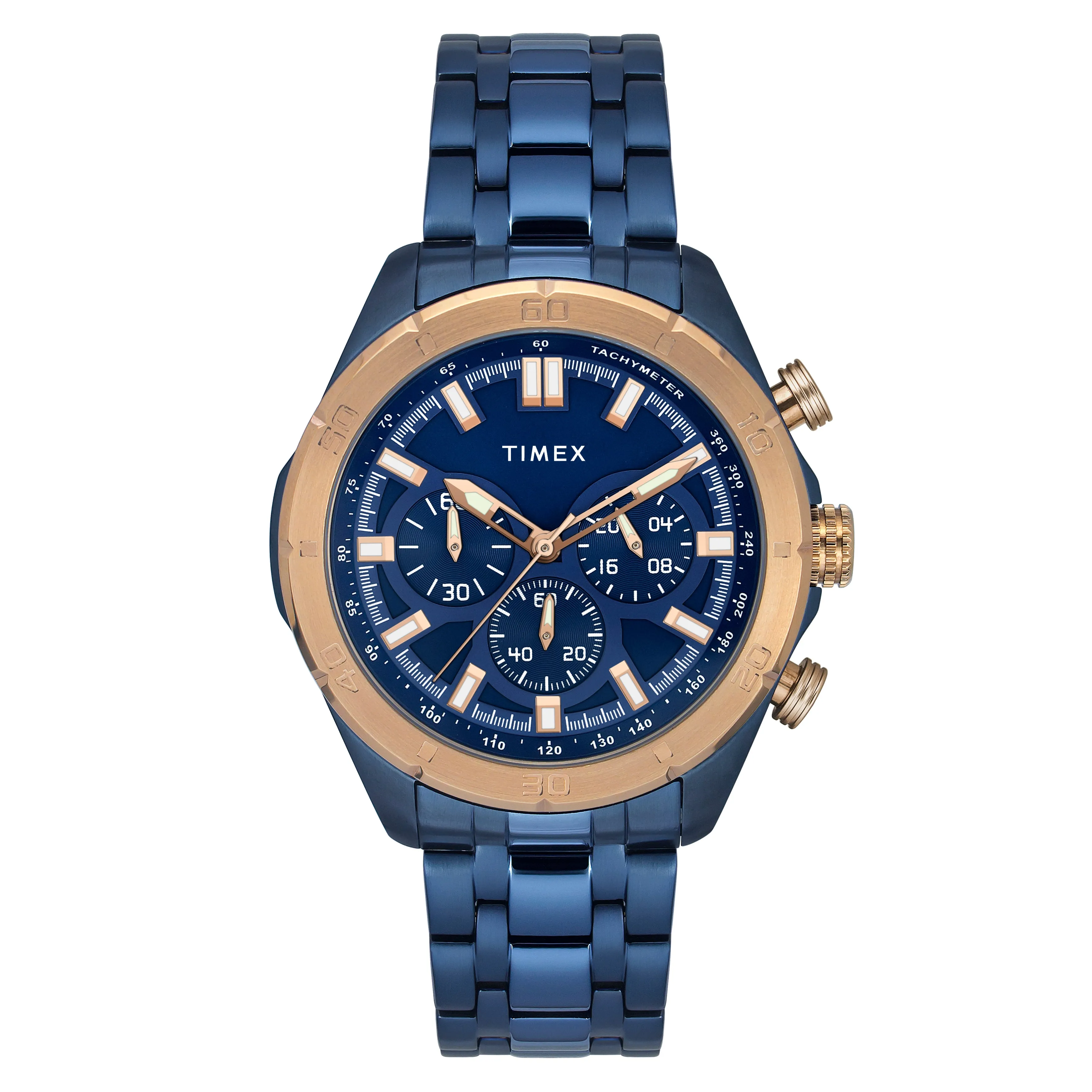 Timex E-Class Blue Dial Analogue Men Watch - TWEG20300