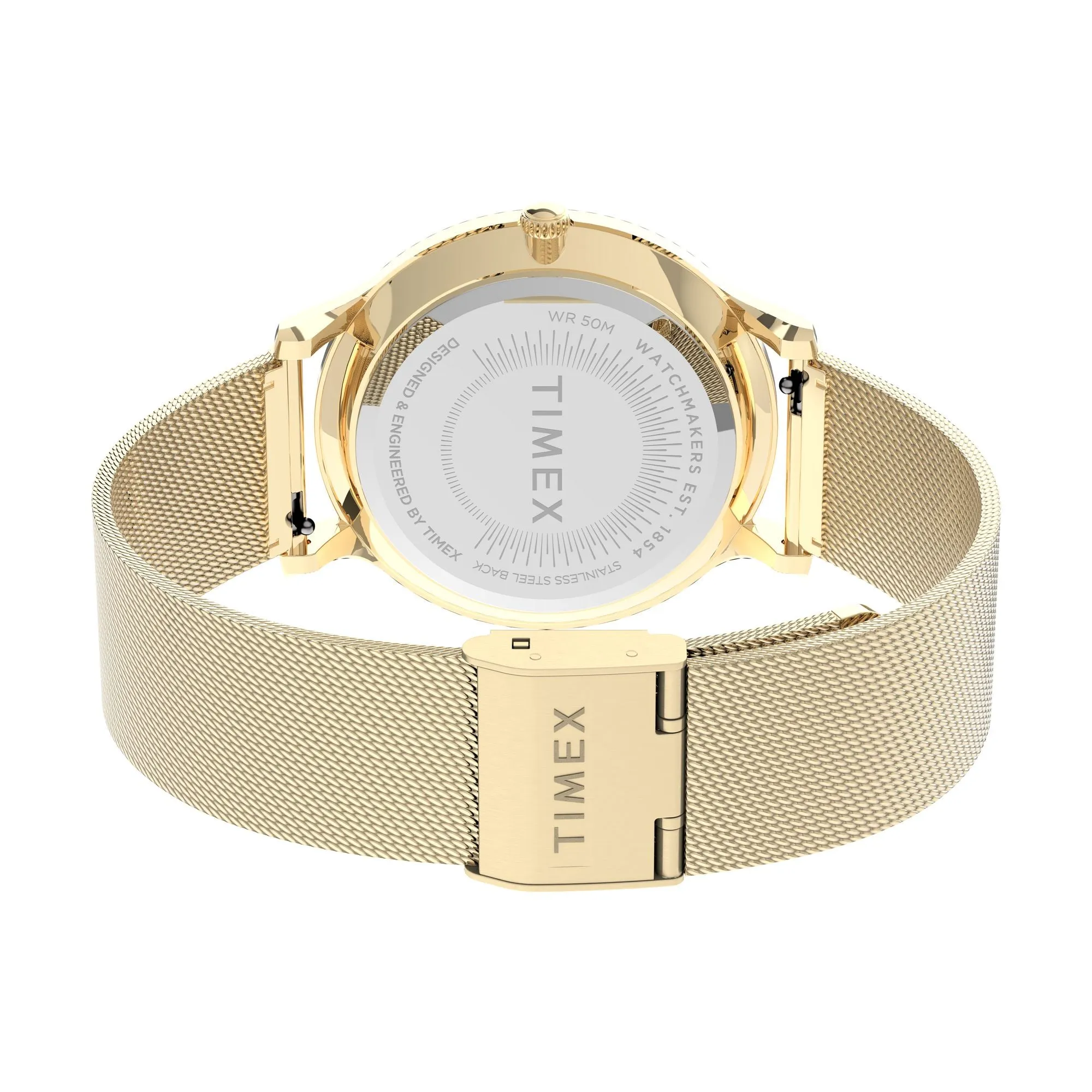 Timex White Dial Analog Women Watch - TW2T74100
