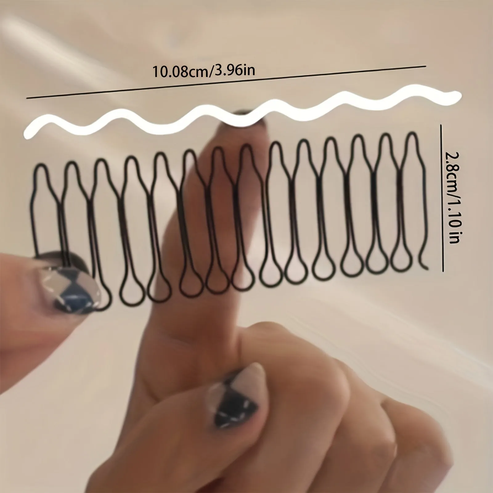 UShaped Hair Fixer Comb for Easy Styling and Holding
