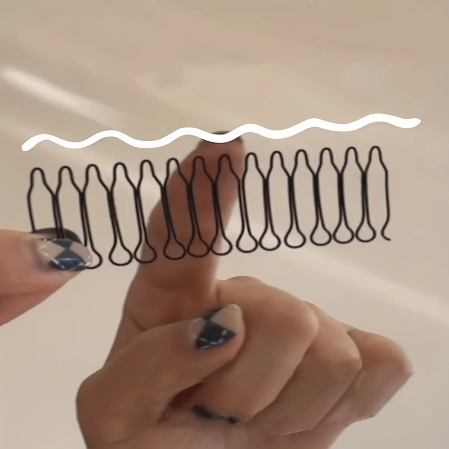 UShaped Hair Fixer Comb for Easy Styling and Holding