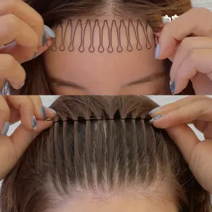 UShaped Hair Fixer Comb for Easy Styling and Holding