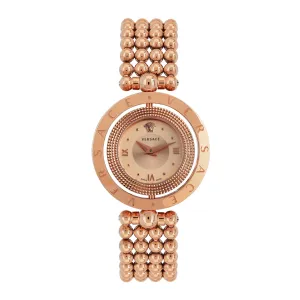 Versace Rose Gold Dial Analog Women Watch - VE7901823