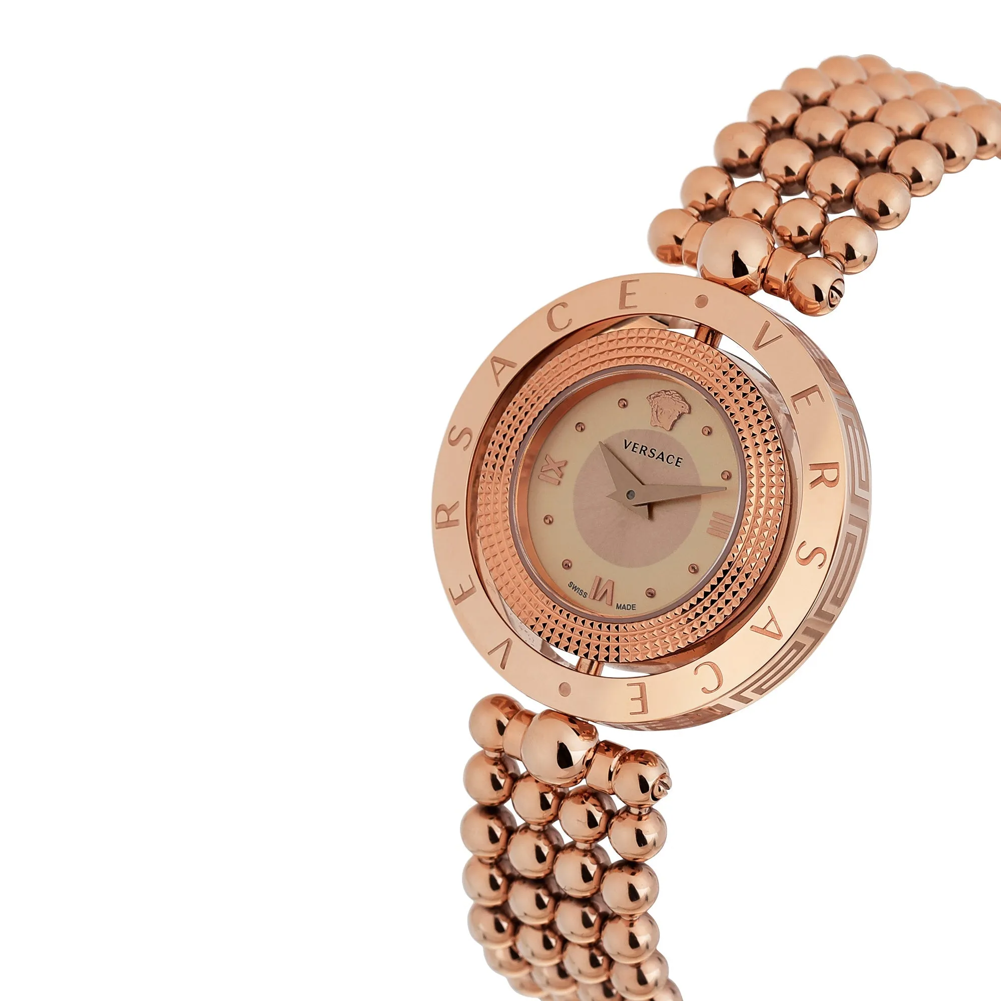 Versace Rose Gold Dial Analog Women Watch - VE7901823