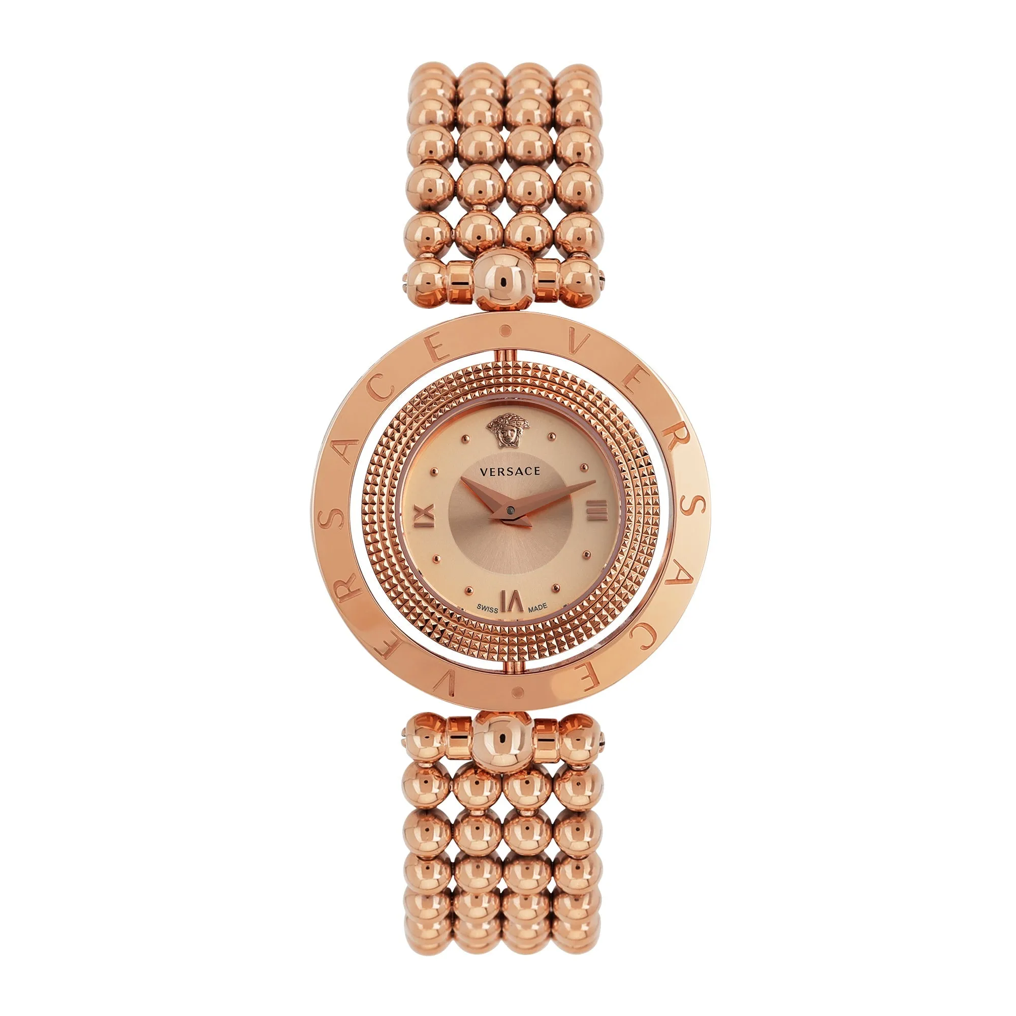 Versace Rose Gold Dial Analog Women Watch - VE7901823
