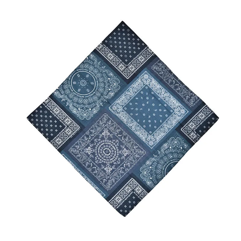 Vintage Cotton Square Scarf