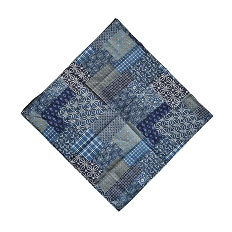Vintage Cotton Square Scarf