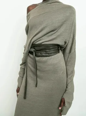 Waist Belt in Moss by Nicholas K