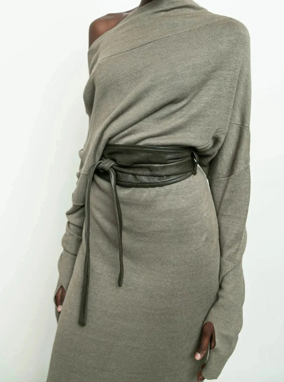 Waist Belt in Moss by Nicholas K