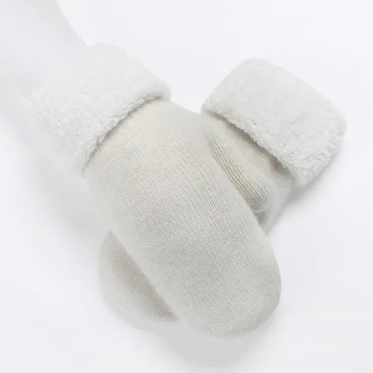 Winter Gloves With Thickened Fleece Lining