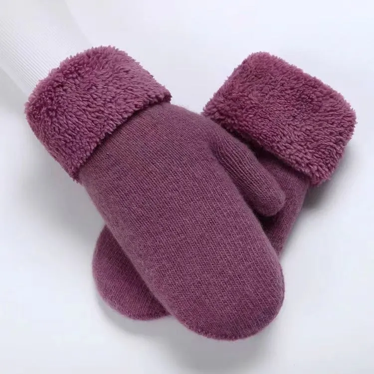 Winter Gloves With Thickened Fleece Lining