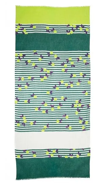 Yarnz Oranges Scarf in Teal